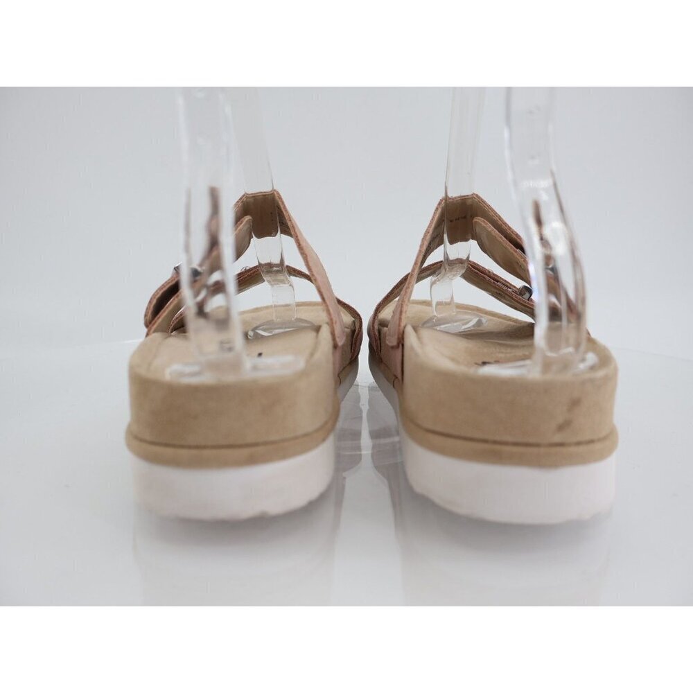 Earth Women's Canyon Ruby Sandal Size 7 Low Wedge Slide Blush Straps Buckle - Picture 6 of 14